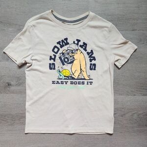 Old Navy Boy's Sloth Pullover Short Sleeve Crew Neck Graphic T-Shirt Large 10/12